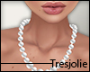 tj:. White pearl necklac