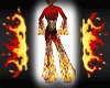FLAMING RED PANTS & TOP