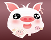 Kawaii animated Piggy