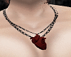 |Anu|R.heart necklace*2