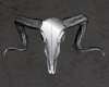 Silver Goat Skull