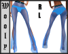 Flares blue pink RL