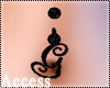 A. G Black Belly Ring