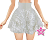 floral white skirt