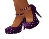 PURPLE BLING HEELS