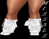 White chained boots