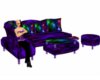 Purple Christmas Couch