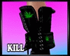 Weed Boots Green