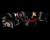 black red Rwby sofa