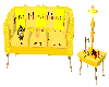 pikachu couch and lamp