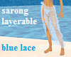 Blue Lace Sarong