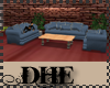 *DHE* Denim Couch set
