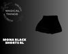 Mona Black Shorts RL