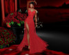 Bias Red Sparkle Gown