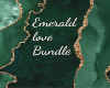 Emerald love guest table
