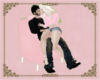 A: Pink Couples chair