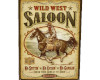 Wild West Saloon Poster