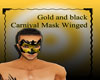 Gold&blk Carnivalmask wg