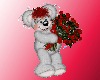 Bear with Bouquet