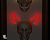 Neon skulls