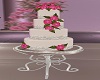 PINK ROSE Wedding Cake