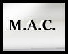 (MAC) Cross Frame Silver