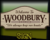 Woodbury Sign