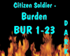 Citizen Soldier - Burden