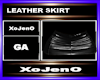 LEATHER SKIRT