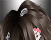 𝔁. Hair+clips brown