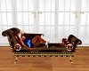 Maroon Chaise Lounger