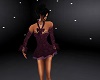 purple sexy dress