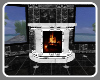 Wht/Blk  Fireplace