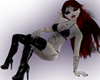 Vampiress Posing Sticker