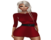 ~N~ Winter Red Knit Dres