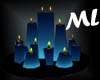 [MDL] candles blue/balck