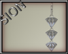 SIO- diamond earring