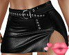 RLS Black Leather Skirt