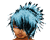 Rave X hair blue