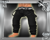T||Suspenders Pants BW