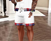 WHITE SUMMER SHORTS
