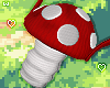 ⁘ red mushroom bag