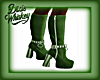 WINTR PLAID EMERALD BOOT