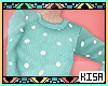 [KISA]MintDotSweater