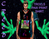 Trolls Paw PrintShirt(M)