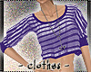 clothes - purple stripes