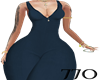 7\\ Romper Blue L