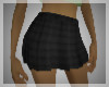 GREY PLEATED PLAID SKIRT