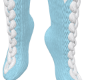 SB Pastel Blue Long Sock