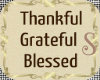 Thankful GratefulBlessed